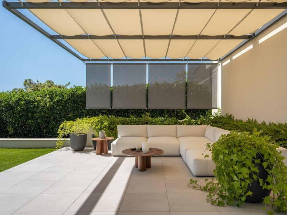 pergola na tarasie